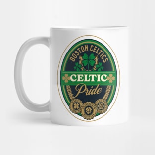 Celtics Pride: Black T-Shirt Mug